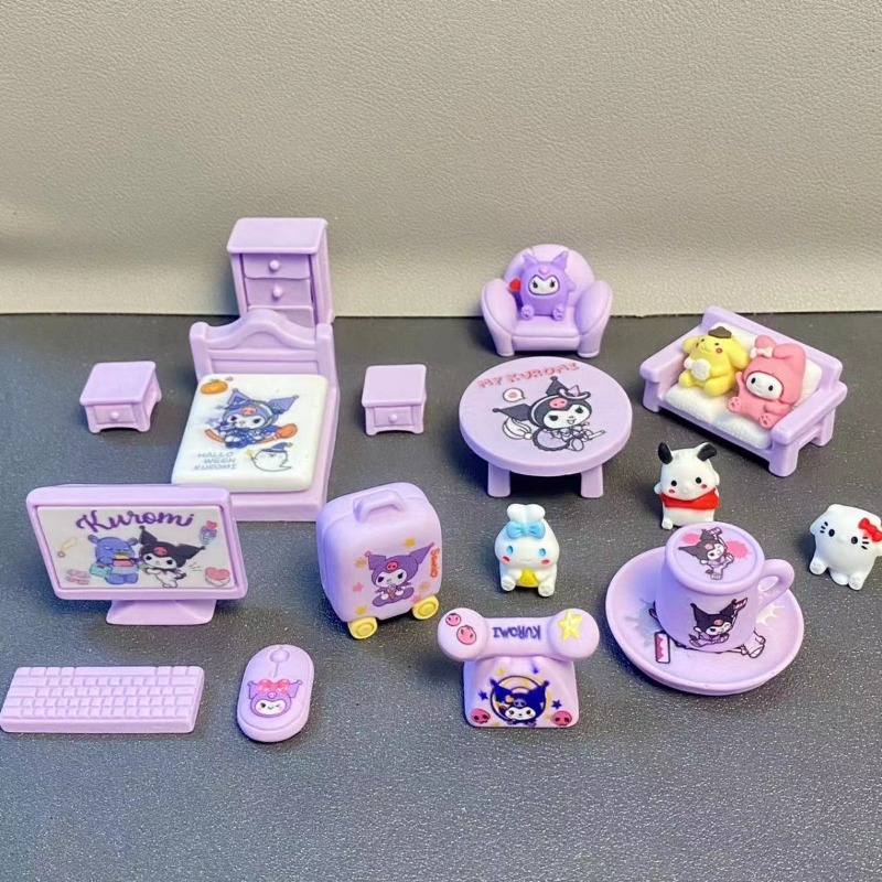 Kawaii Tech Accessories - Urocze miniaturowe meble do domku dla