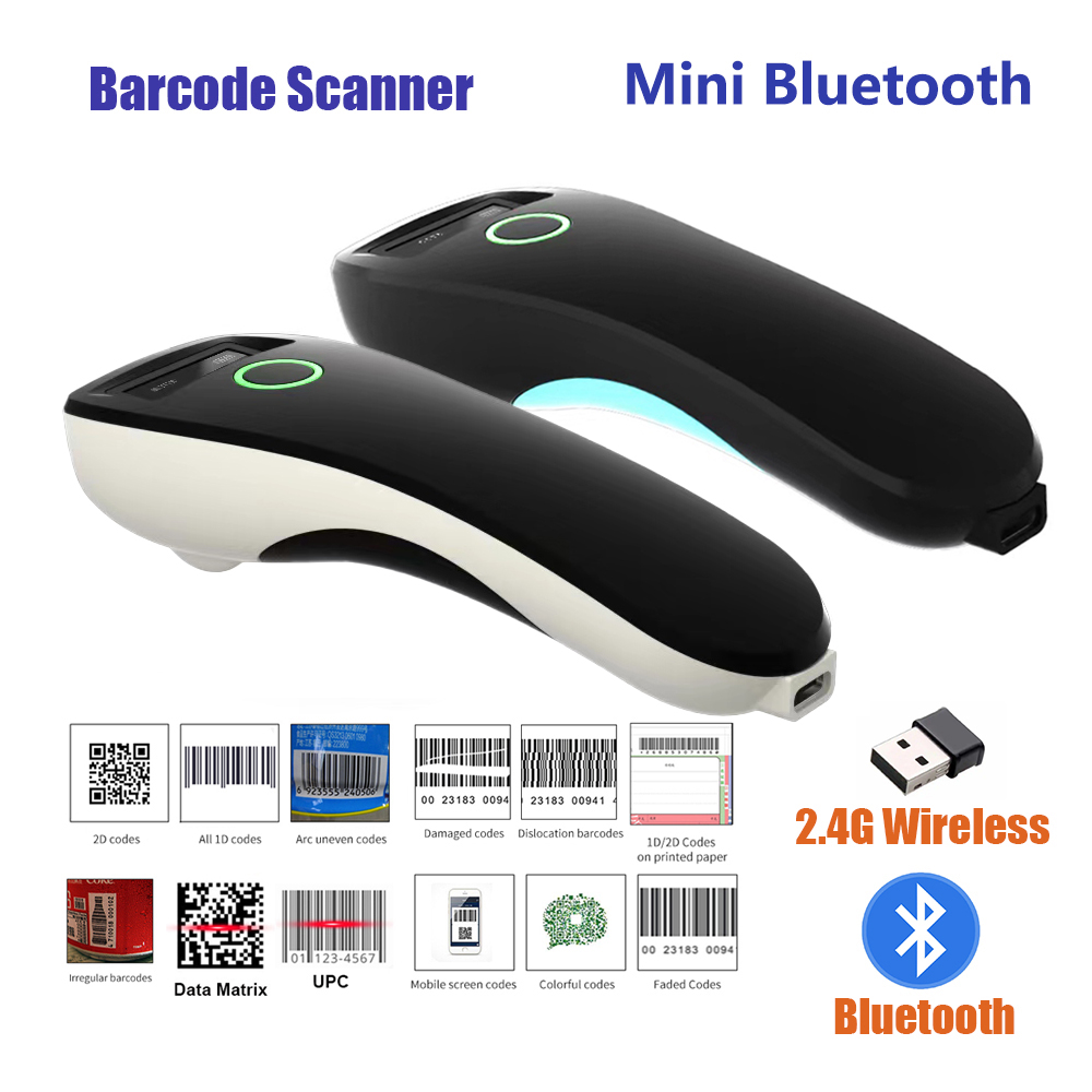 Document Scanner Portable - Mini Przenośny Skaner Kodów Kreskowych 2.4G