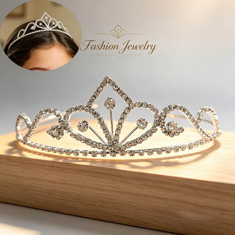 Srebrna Korona Ślubna z Cyrkon – Tech Hair Accessories recenzja i cena