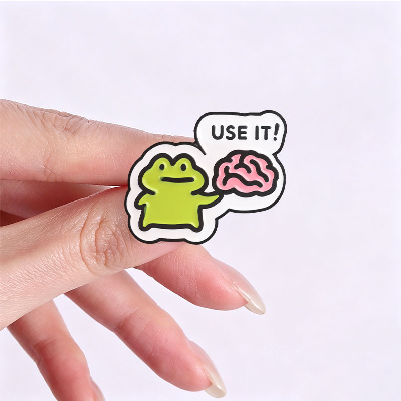 Zabawne przypinki z żabami, ur – Kawaii Tech Accessories recenzja i cena