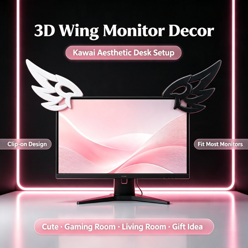 Urocze 3D ozdoby w kształcie s – Kawaii Tech Accessories recenzja i cena