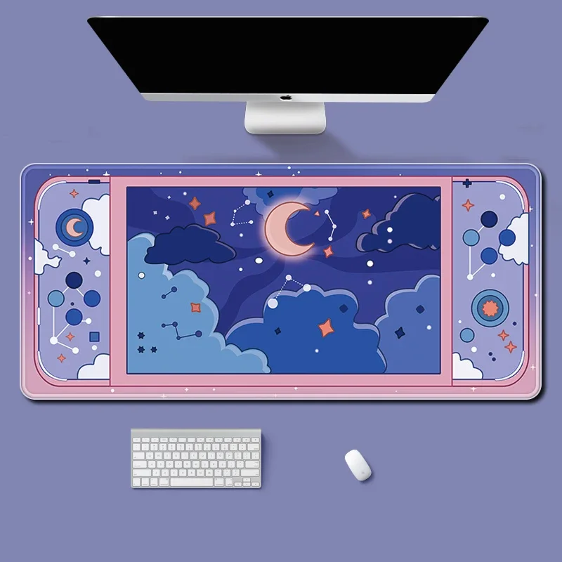 Moon and Stars Duża podkładka  – Kawaii Tech Accessories recenzja i cena