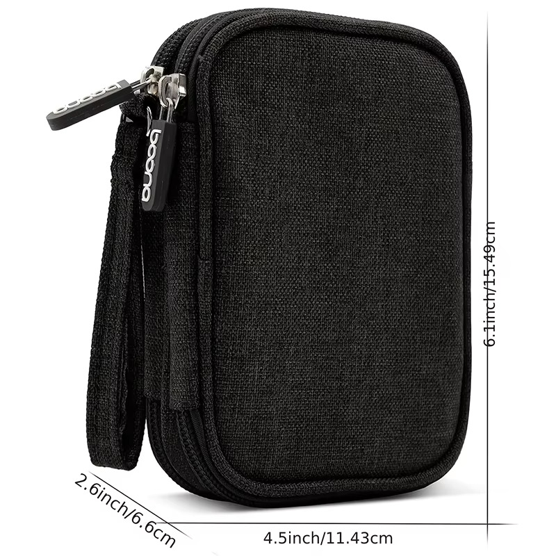 1 SZT. Szara/Czarna/Różowa/Gra – Cable Organizer Bag recenzja i cena