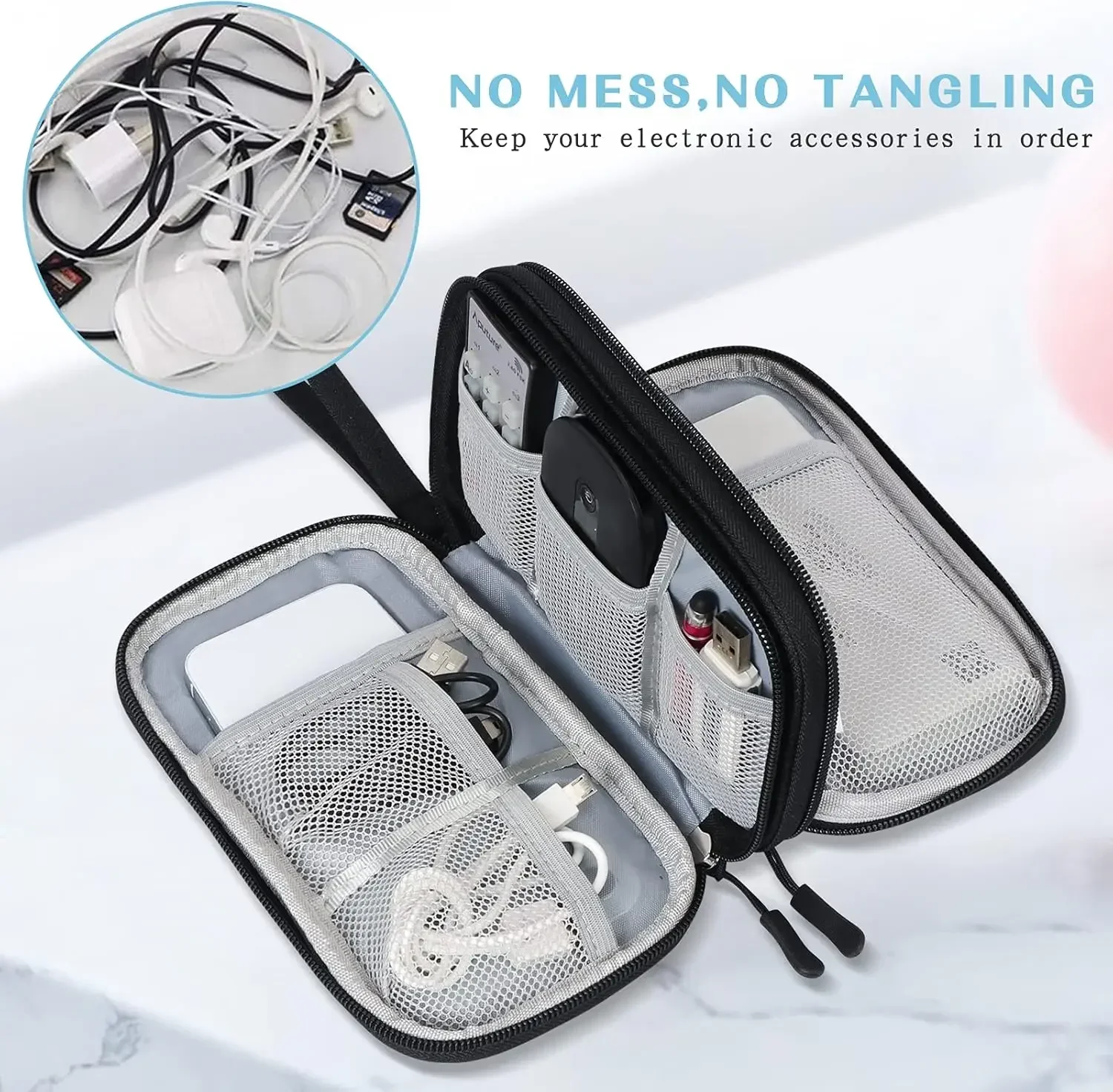 Torba podróżna na kable, przen – Cable Organizer Bag recenzja i cena