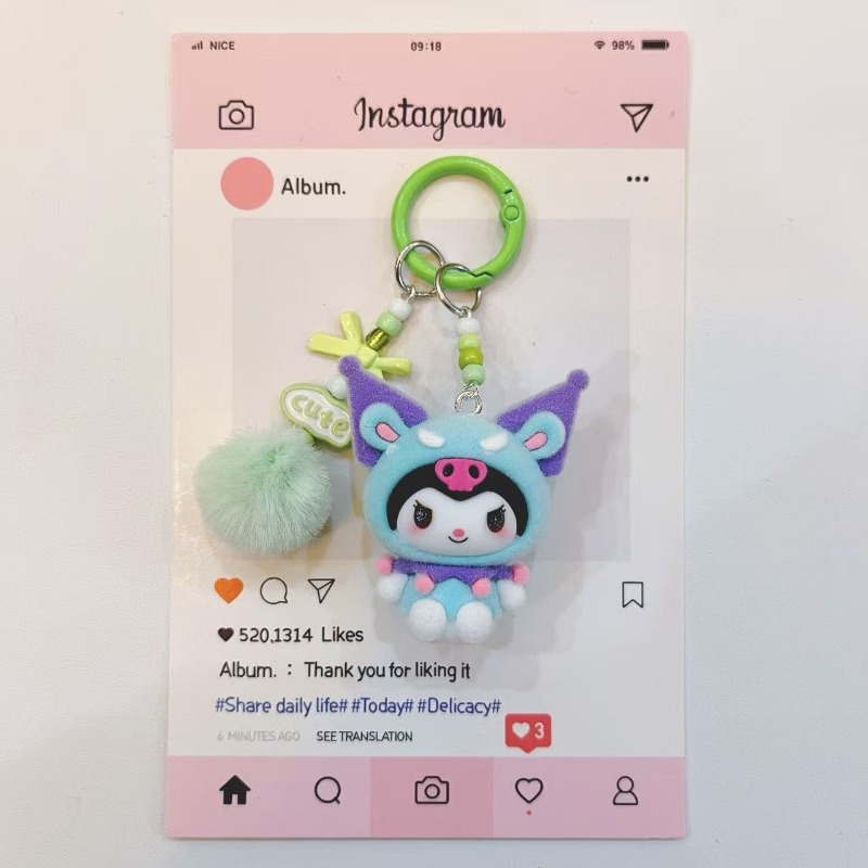 Modny brelok z żywicy z figurk – Kawaii Tech Accessories recenzja i cena