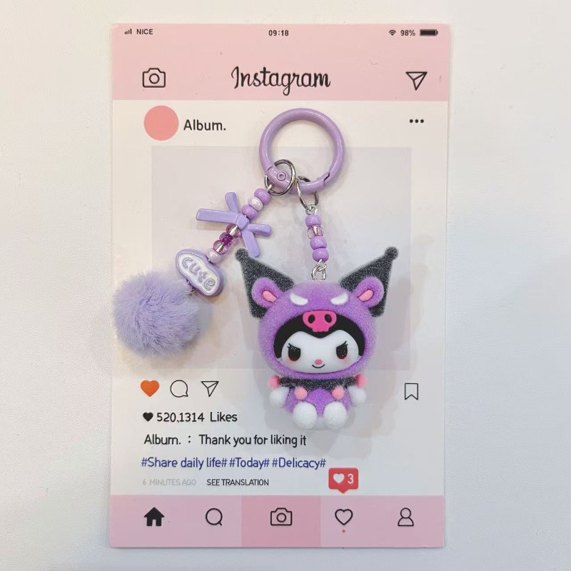 Modny brelok z żywicy z figurk – Kawaii Tech Accessories recenzja i cena