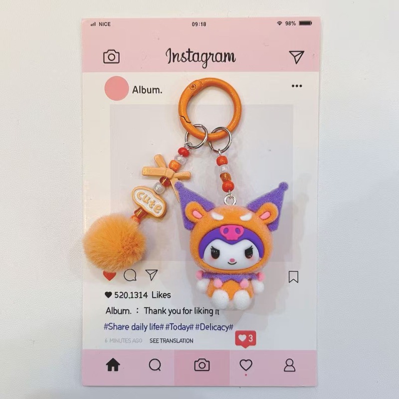 Modny brelok z żywicy z figurk – Kawaii Tech Accessories recenzja i cena