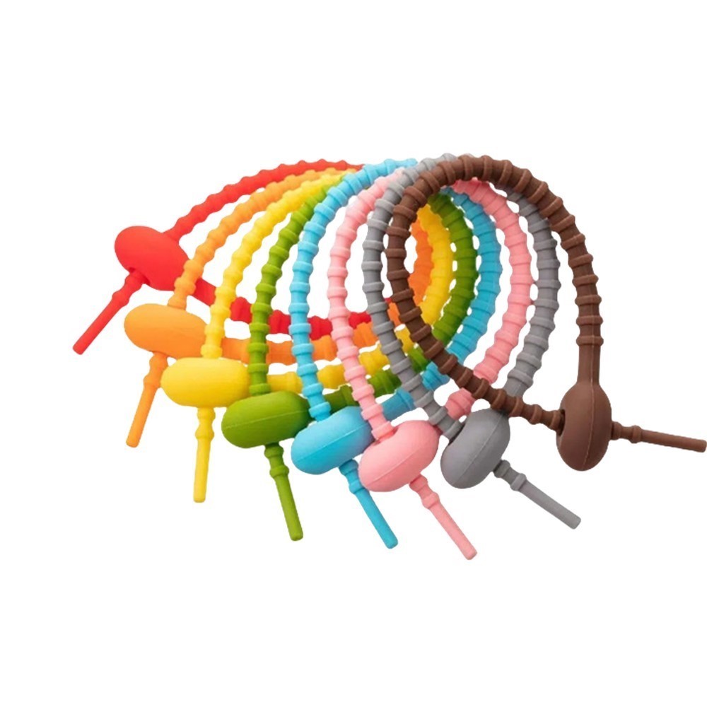 10 szt. Silikonowe organizerki – Cable Organizer Bag recenzja i cena